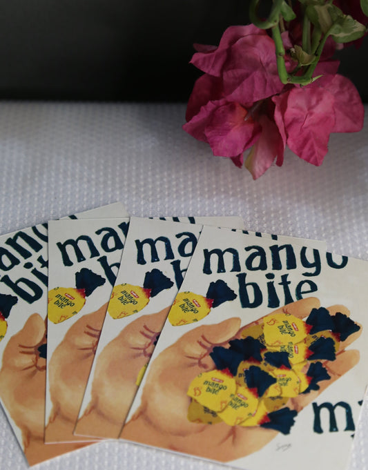 Art Prints A6- ‘Mango Bite’