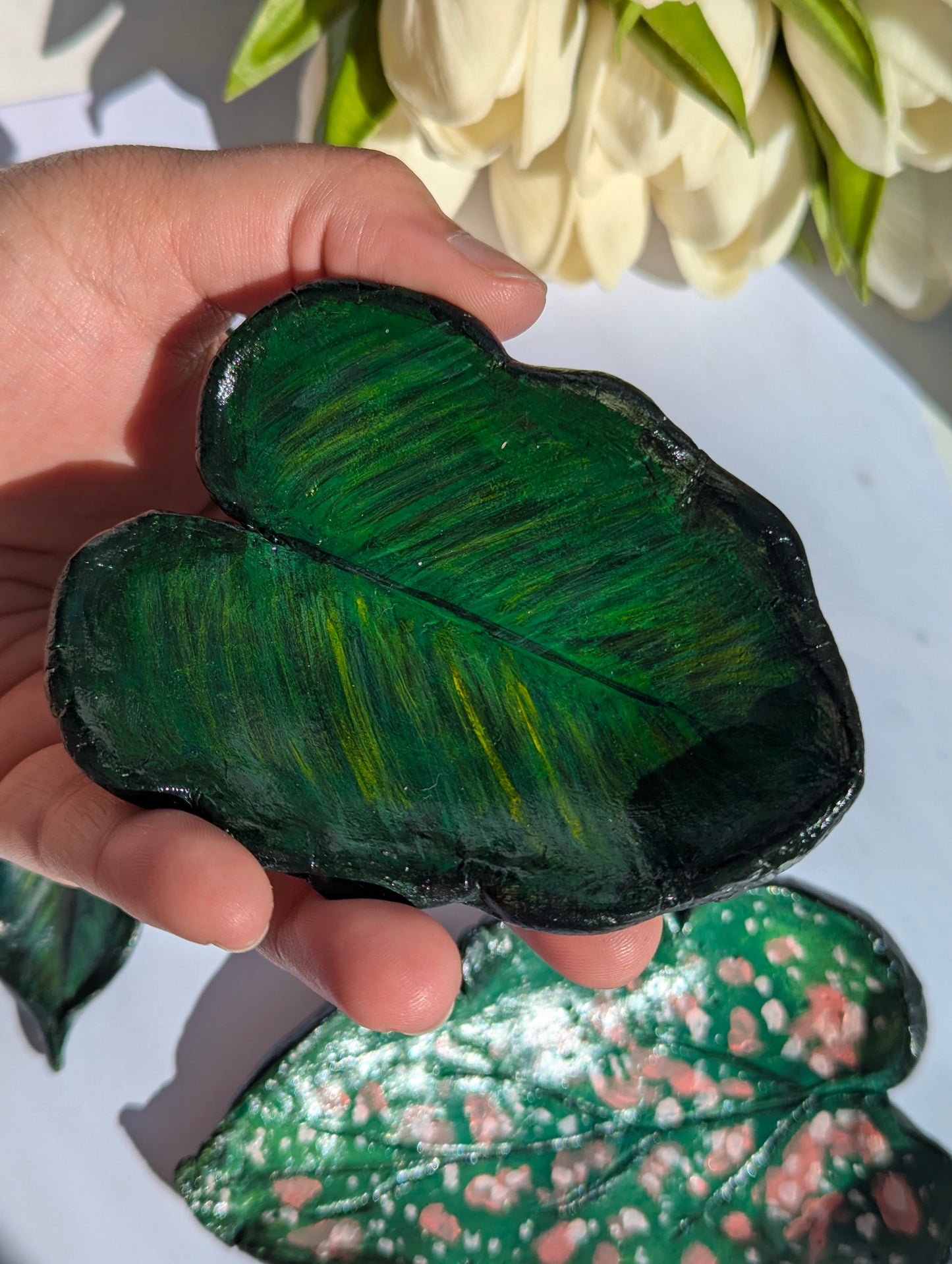 Leafy Trinket Trays
