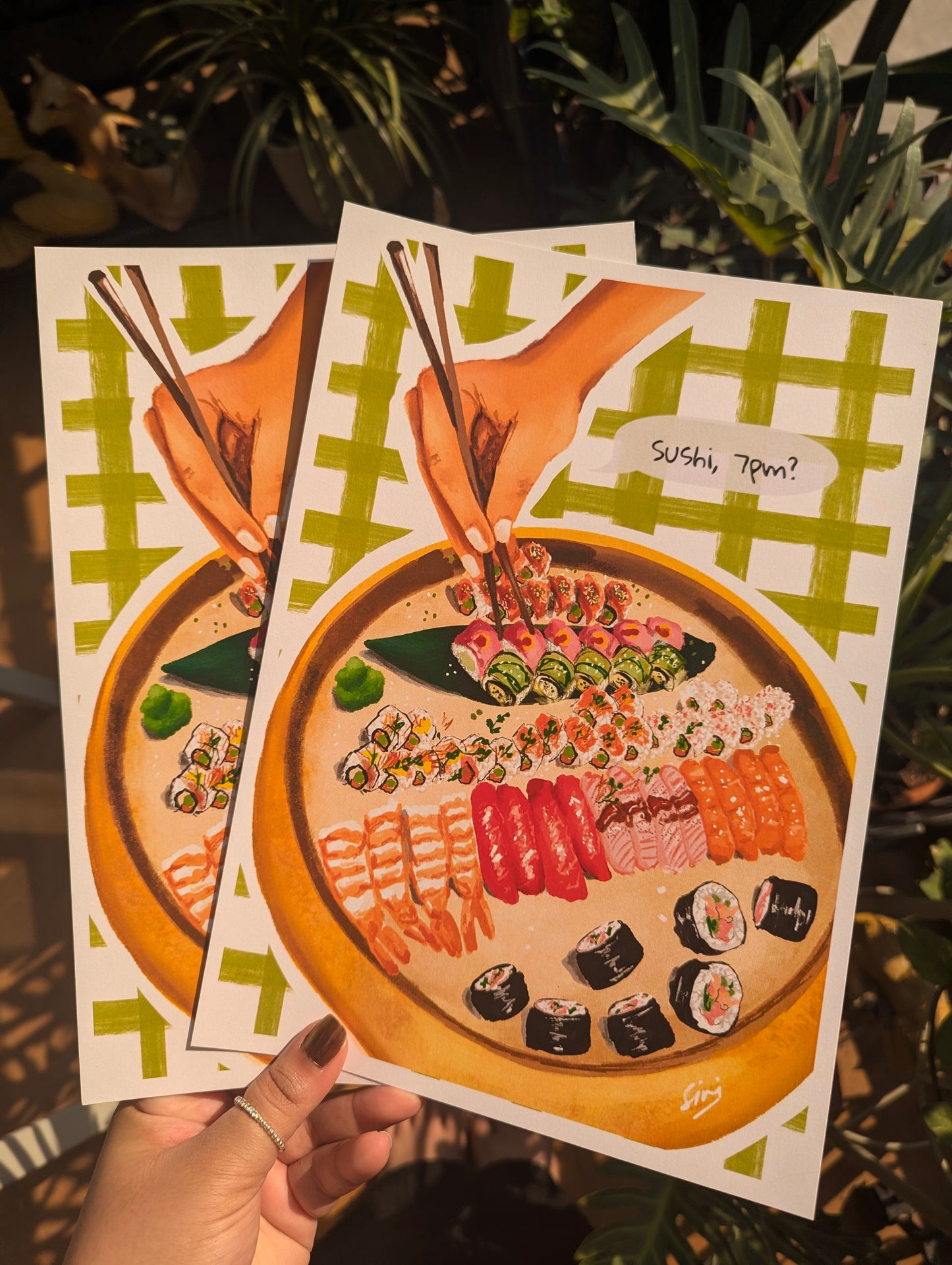 Art Prints A4- ‘Sushi’