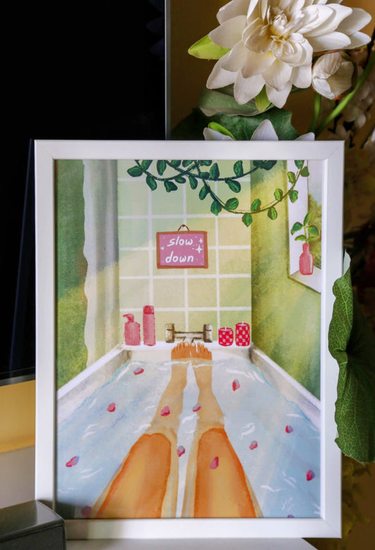 Art Prints A3- ‘Slow Down’