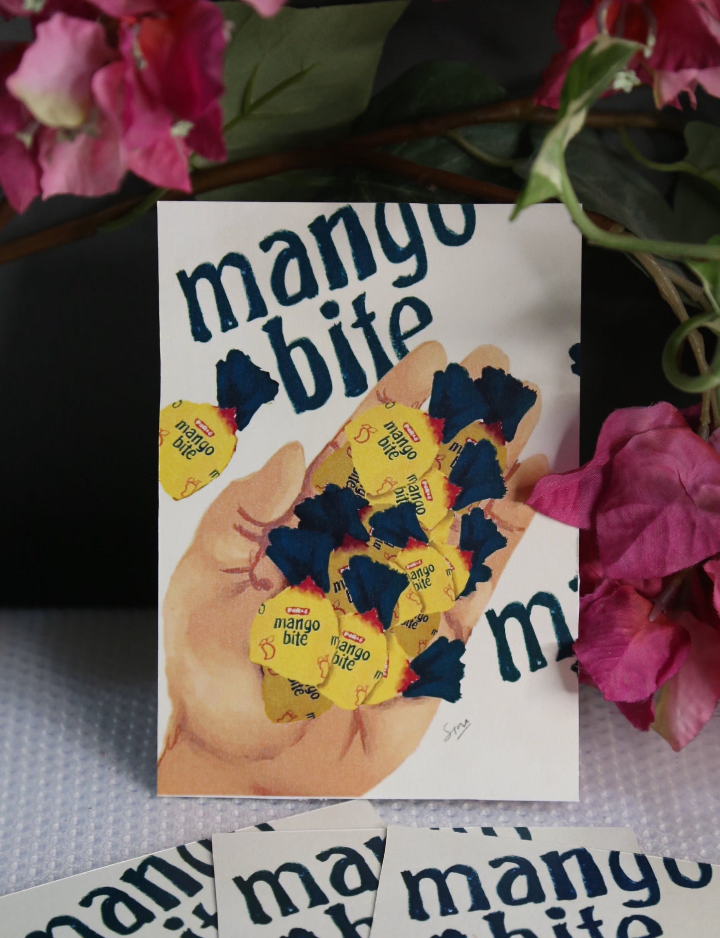 Art Prints A6- ‘Mango Bite’