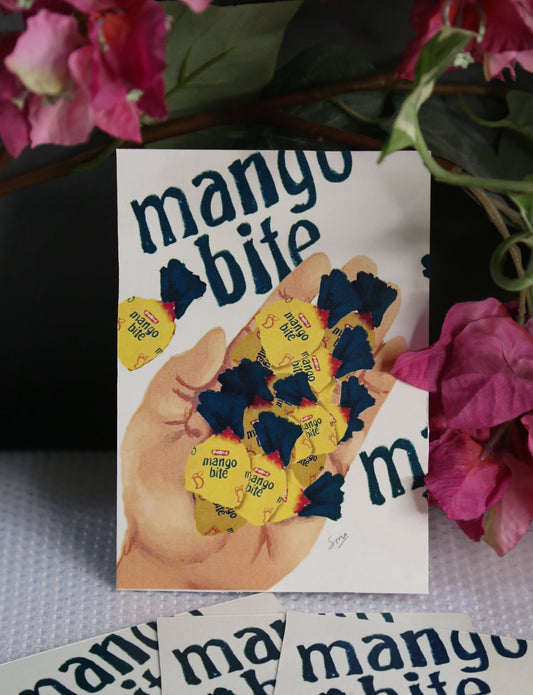 Art Prints A6- ‘Mango Bite’