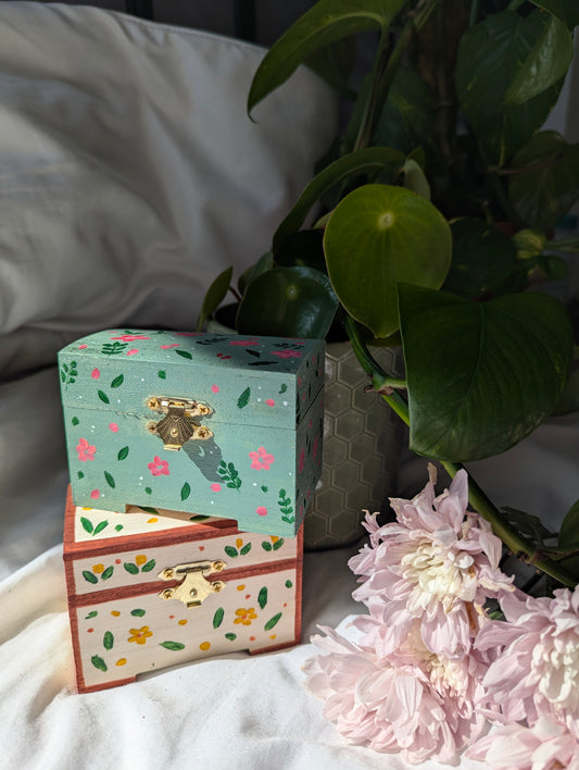 Handpainted Jewelry Box