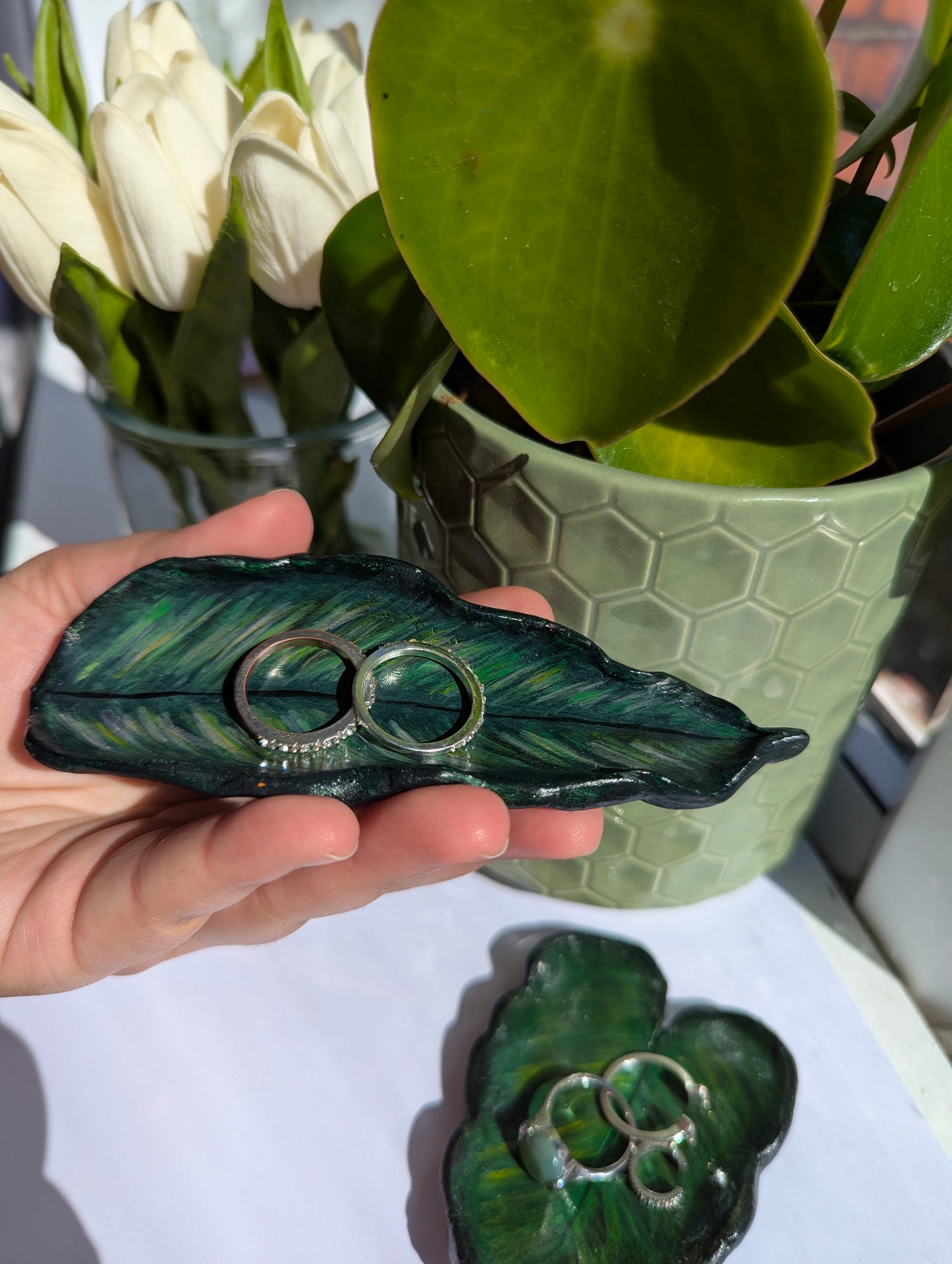 Leafy Trinket Trays