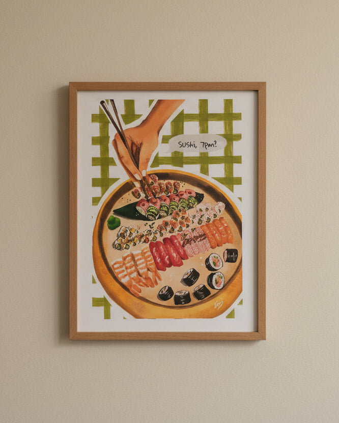 Art Prints A4- ‘Sushi’