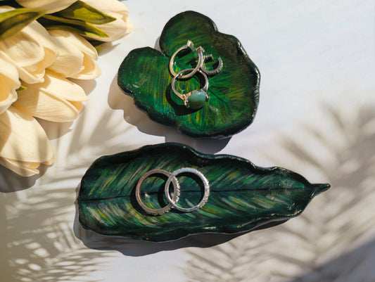 Leafy Trinket Trays
